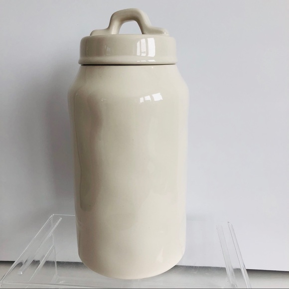 Rae Dunn By Magenta WOOF Dog Treat Canister Jar - Picture 3 of 8